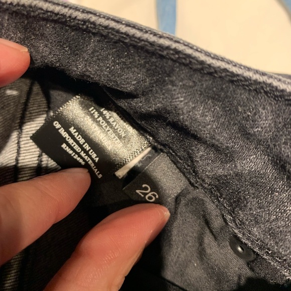 Black Parker Smith Skinny Jeans Size 26 - Picture 3 of 4